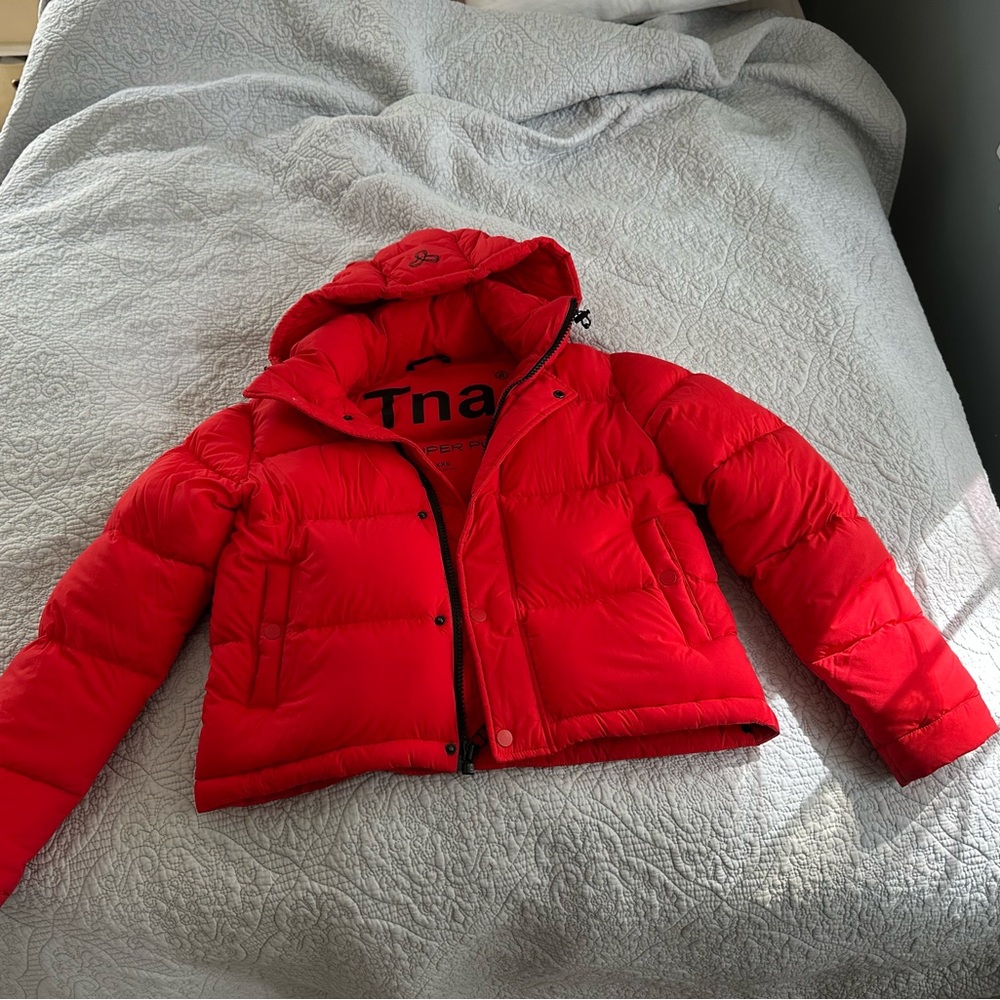 SOLD Super Puff Shorty Size XXS, Carolina Red